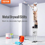 VEVOR Drywall Stilts 36 in. - 50 in. Adjustable Aluminum Tool Stilts Durable and Non-slip Work Stilts