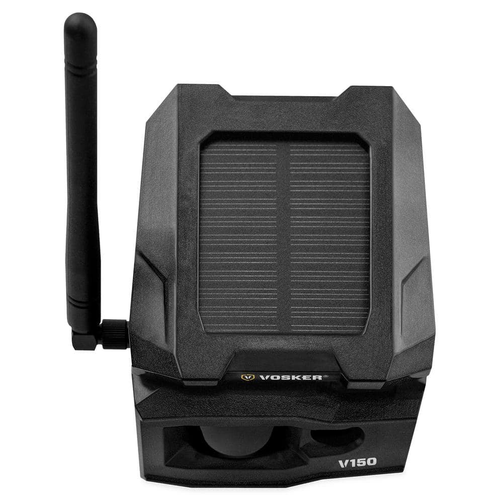 VOSKER Solar Powered Wireless 4G LTE Cellular Outdoor Bullet Security Camera with Rechargeable Battery