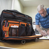Klein Tools Tradesman Pro Tech Tool Bag with Laptop Pocket, 22 Pockets, 16 in (Model 55455M)