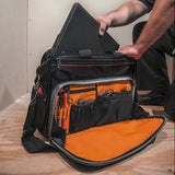 Klein Tools Tradesman Pro Tech Tool Bag with Laptop Pocket, 22 Pockets, 16 in (Model 55455M)