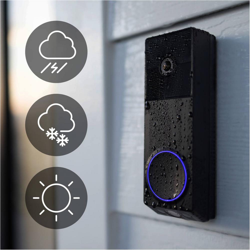 Wyze Wireless Duo Cam Video Doorbell (with Chime), Battery Powered, 2K Full HD Video, 2 Cameras, 2-Way Audio, Night Vision
