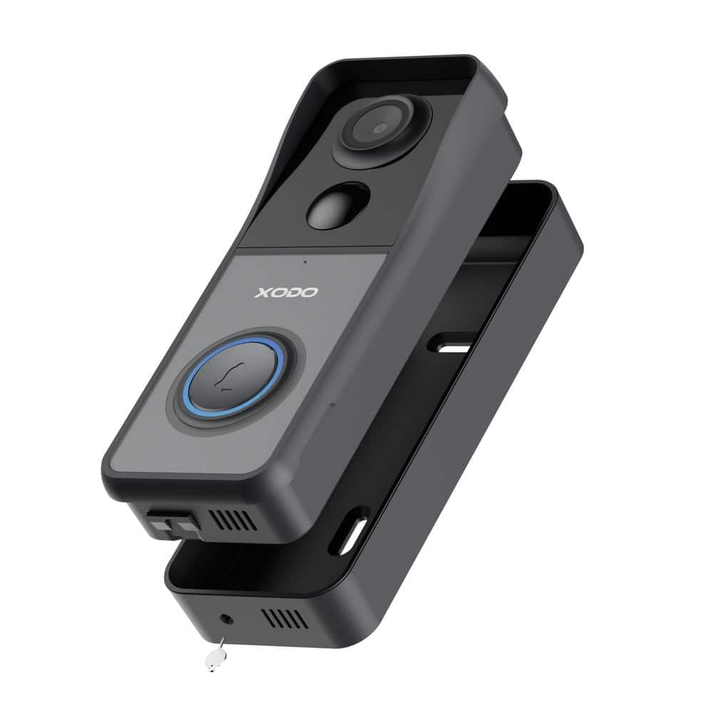Xodo VD2 Smart Wi-Fi 2k Wireless Video Doorbell with 2-Way Audio