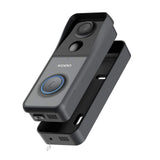 Xodo VD2 Smart Wi-Fi 2k Wireless Video Doorbell with 2-Way Audio