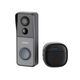 Xodo VD2 Smart Wi-Fi 2k Wireless Video Doorbell with 2-Way Audio
