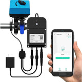 YoLink Smart Water Valve Controller, with Bulldog Water Valve Manipulator, Easy No-Plumber DIY Installation