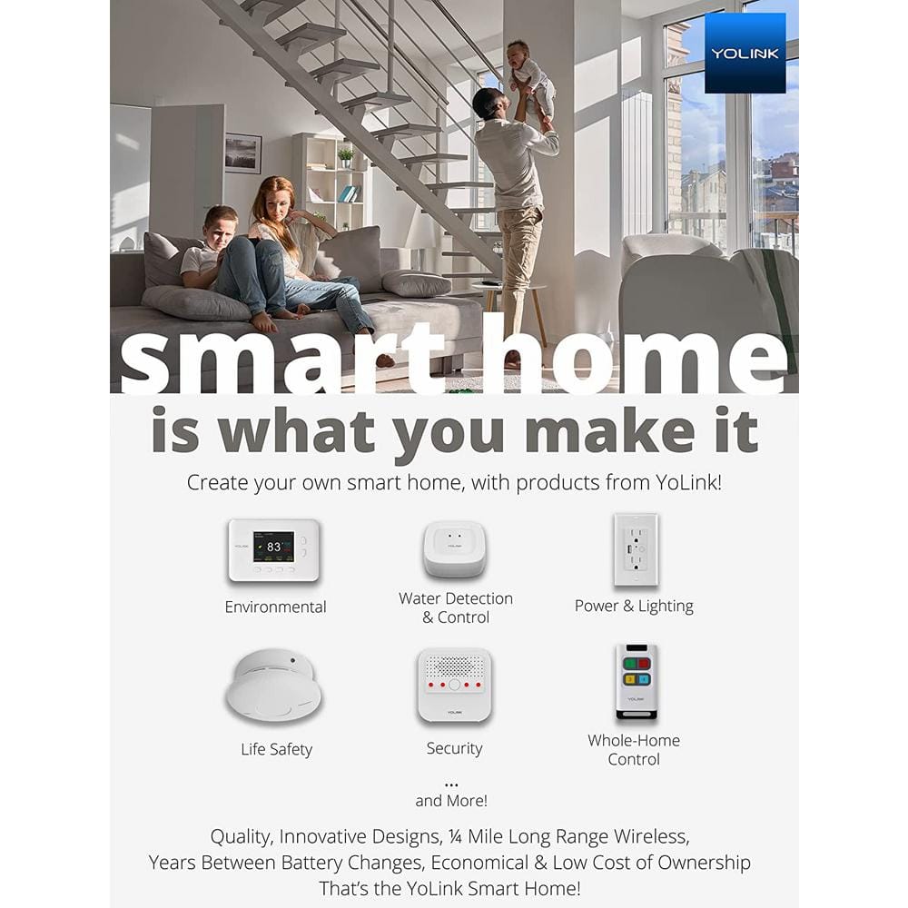 YoLink Smart Water Valve Controller, with Bulldog Water Valve Manipulator, Easy No-Plumber DIY Installation