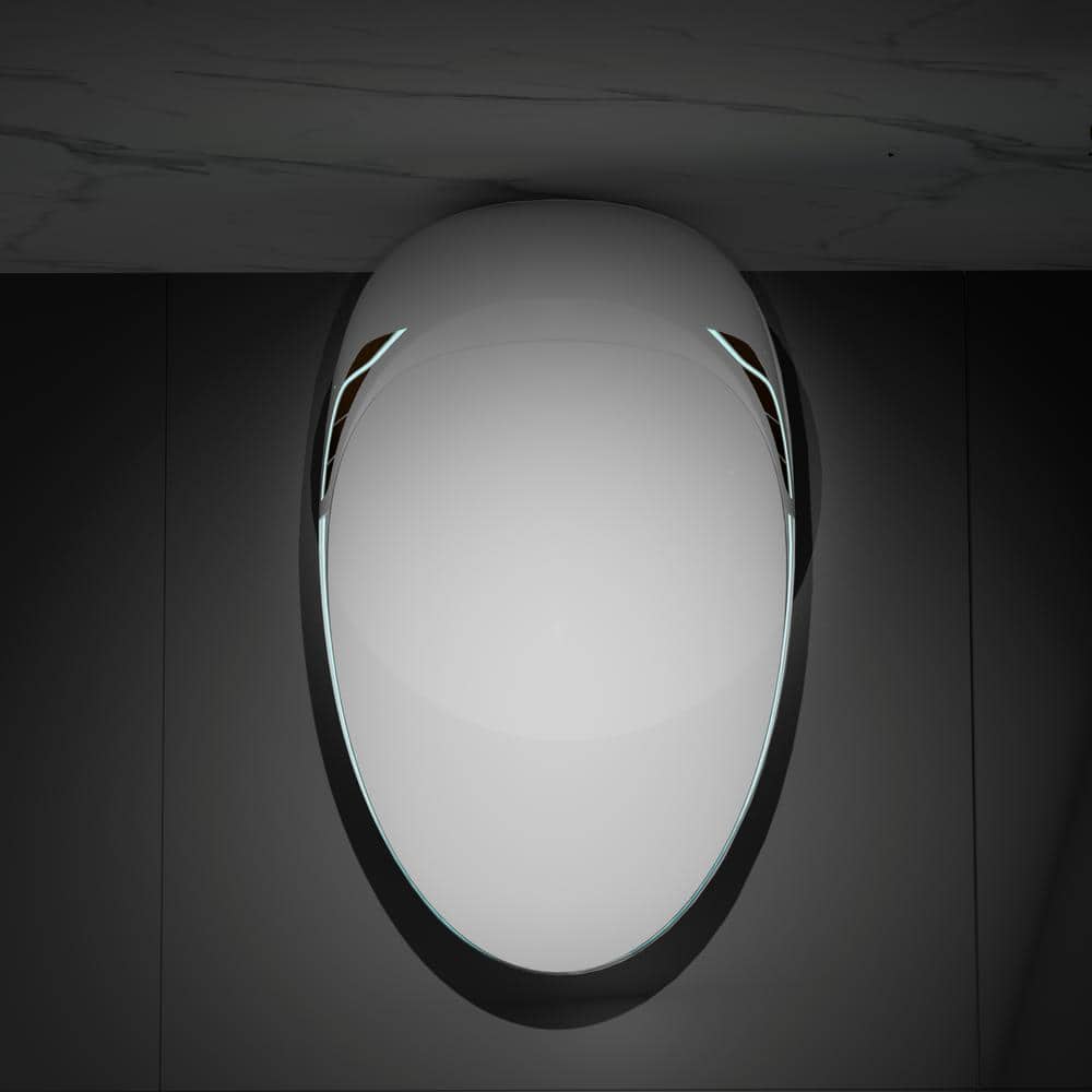 YSQCAR Elongated Smart Bidet Toilet, Black - Heated Seat & Warm Air Dryer