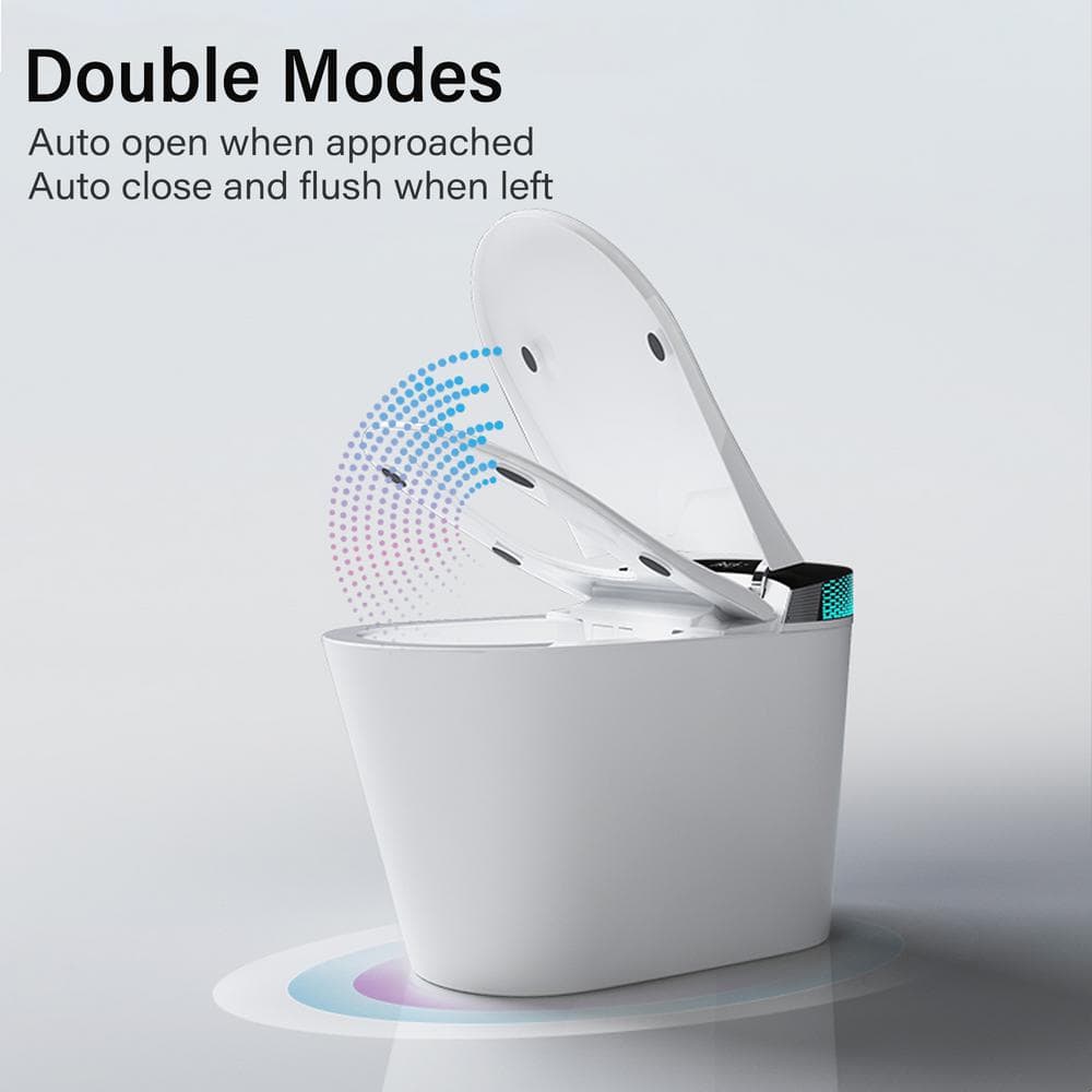 Yulika DJ-G5 Smart Toilet with Heated Bidet Seat, Warm Water Sprayer, and Remote Control