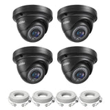 ZOSI ZM4295E 5MP Wired PoE Add-On IP Security Camera, 80 ft. Night Vision, Only Work with Same Brand NVR Model