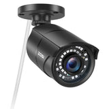 ZOSI Wired 5MP Outdoor Bullet IP POE Security Camera 120 ft. Night Vision IP67 Weatherproof