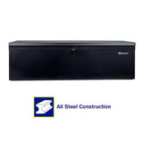 Montezuma 42 in. W x 16 in. D Black Steel Top Tool Chest Locking Portable Utility Box