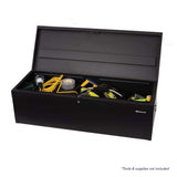 Montezuma 42 in. W x 16 in. D Black Steel Top Tool Chest Locking Portable Utility Box