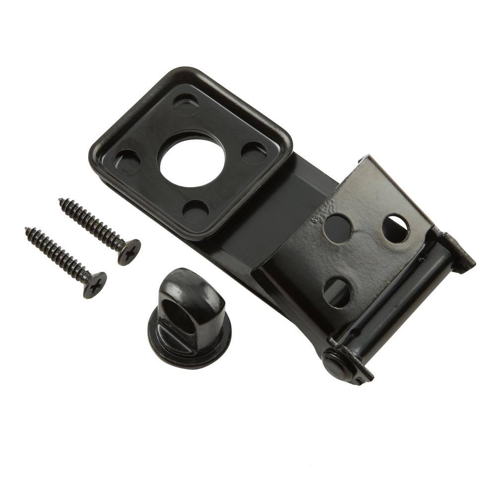 Everbilt 3-1/2 in. Black Rotating Post Safety Hasp