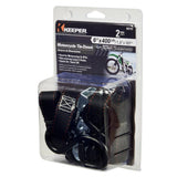 Keeper 1 in. x 6 ft. 400 lbs Motorcycle Cam Buckle Tie-Down, 2-Pack