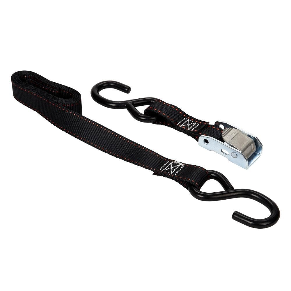 Keeper 1 in. x 6 ft. 400 lbs Motorcycle Cam Buckle Tie-Down, 2-Pack