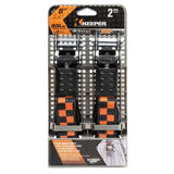 Keeper 8 ft. x 1.25 in. Ratchet Tie-Down Straps (2-Pack)