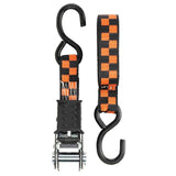 Keeper 8 ft. x 1.25 in. Ratchet Tie-Down Straps (2-Pack)