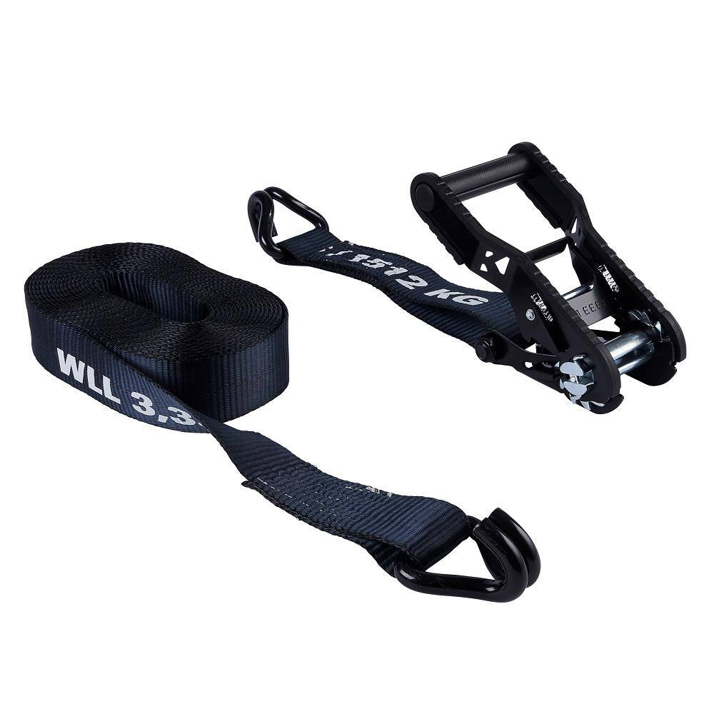 Keeper 2 in. x 27 ft. Combat Ratchet Tie-Down, Extreme Webbing, 3,333 lb WLL (2-Pack)