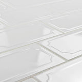 Merola Tile Santorini Blanco 4 in. x 7-7/8 in. Ceramic Subway Wall Tile (12 sq. ft. / case)