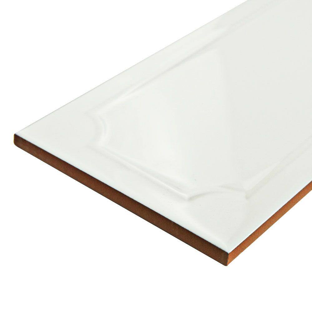 Merola Tile Santorini Blanco 4 in. x 7-7/8 in. Ceramic Subway Wall Tile (12 sq. ft. / case)