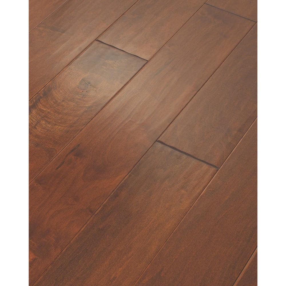 Shaw Inspire Blaze Maple 3/8 In. T X 5 in. W Tongue and Groove Scraped Engineered Hardwood Flooring (23.66 sq.ft./case)