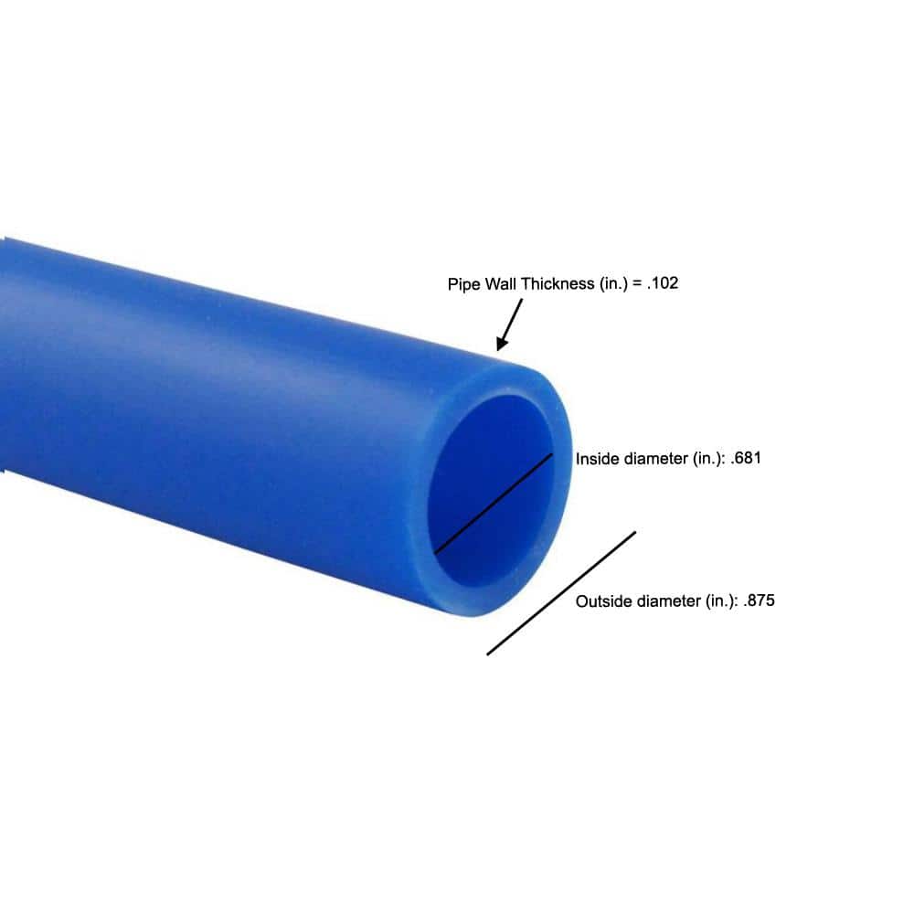 Apollo 3/4 in. x 500 ft. Blue PEX Pipe