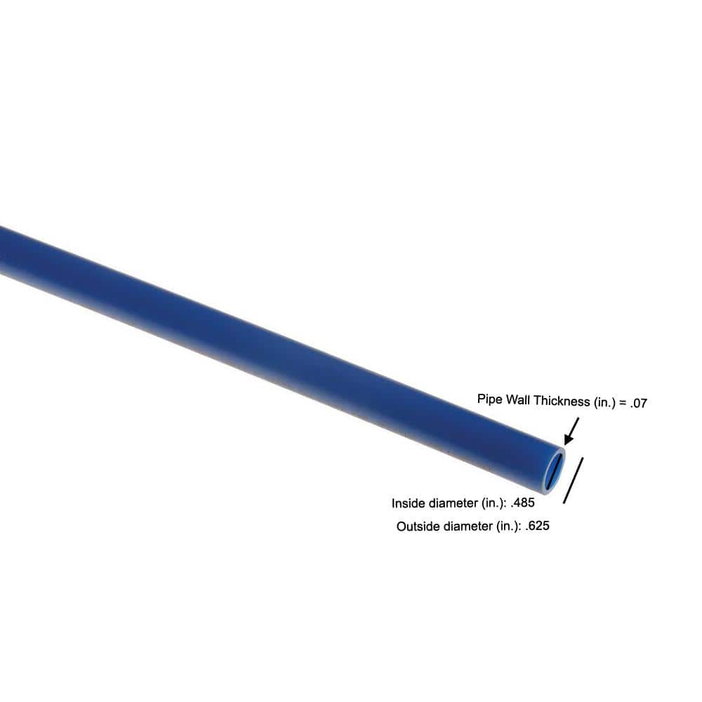 Apollo 1/2 in. x 5 ft. Blue PEX-B Pipe