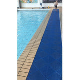 Bergo Soft 1.24 ft. x 1.24 ft. Polyethylene Interlocking Deck Tiles in Light Blue (35-per case/53.8 sq. ft.)