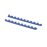 Norsk 24 sq ft Interlocking Foam Floor Mat, 6-Pack, Reversible Black/Blue