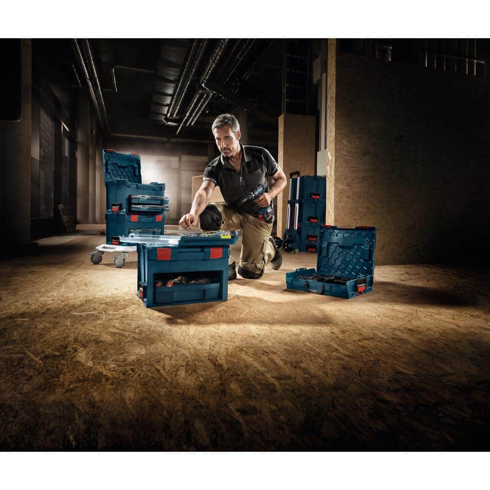 Bosch L-BOXX-2 6 in. H x 14 in. W x 17.5 in. L Small Parts Organizer, 1-Compartment