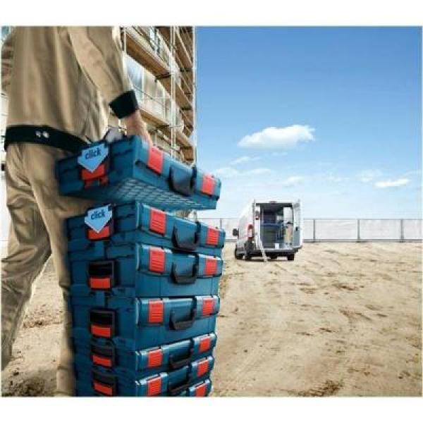 Bosch L-BOXX-2 6 in. H x 14 in. W x 17.5 in. L Small Parts Organizer, 1-Compartment