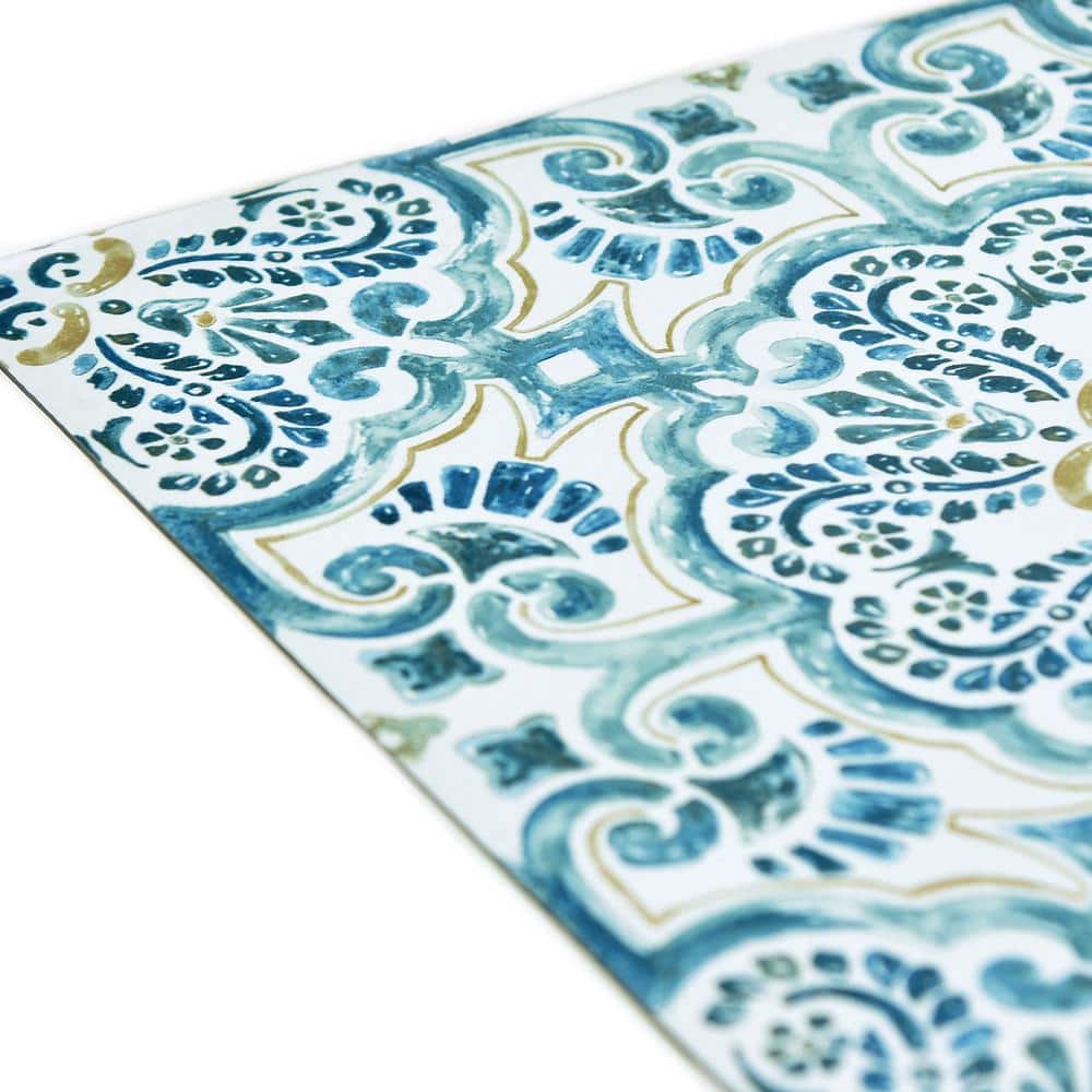 FloorPops Fontaine Peel and Stick Floor Tiles, 12 in. x 12 in., 20 Tiles (20 sq. ft.)