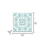 FloorPops Radiance Peel and Stick Floor Tiles, 12 in. x 12 in., Blue Pattern (20 Tiles, 20 sq. ft.)