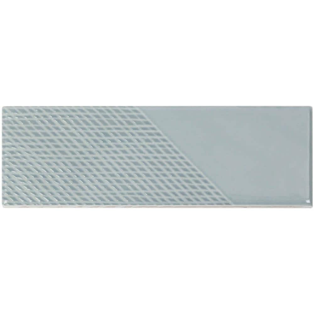 Ivy Hill Tile Ace Blue 2 in. x 8 in. x 9 mm Polished Ceramic Subway Wall Tile (38 Pieces, 5.38 sq. ft. per Case)