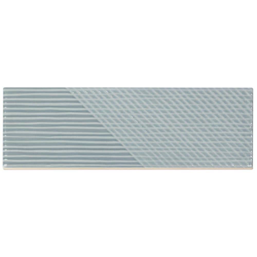 Ivy Hill Tile Ace Blue 2 in. x 8 in. x 9 mm Polished Ceramic Subway Wall Tile (38 Pieces, 5.38 sq. ft. per Case)