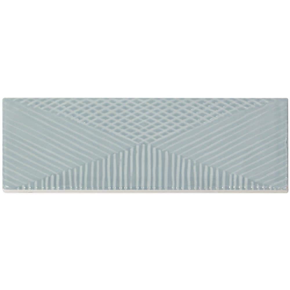 Ivy Hill Tile Ace Blue 2 in. x 8 in. x 9 mm Polished Ceramic Subway Wall Tile (38 Pieces, 5.38 sq. ft. per Case)