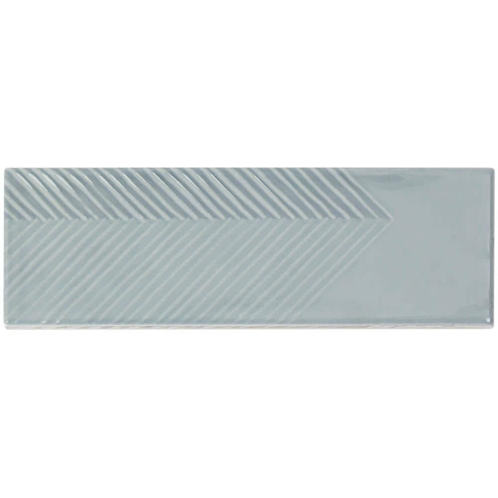 Ivy Hill Tile Ace Blue 2 in. x 8 in. x 9 mm Polished Ceramic Subway Wall Tile (38 Pieces, 5.38 sq. ft. per Case)