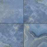 Jume Onyx Blue 23.62 in. x 47.24 in. Polished Porcelain Floor and Wall Tile (15.49 sq. ft./Case)