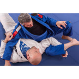 Norsk Blue 24 in. x 24 in. x 0.79 in. Foam Interlocking Reversible Mat (4-Pack)
