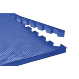 Norsk Blue 24 in. x 24 in. x 0.79 in. Foam Interlocking Reversible Mat (4-Pack)