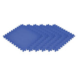 Norsk Blue 24 in. x 24 in. EVA Foam Non-Toxic Solid Color Interlocking Tiles (120 sq. ft. - 30 tiles)