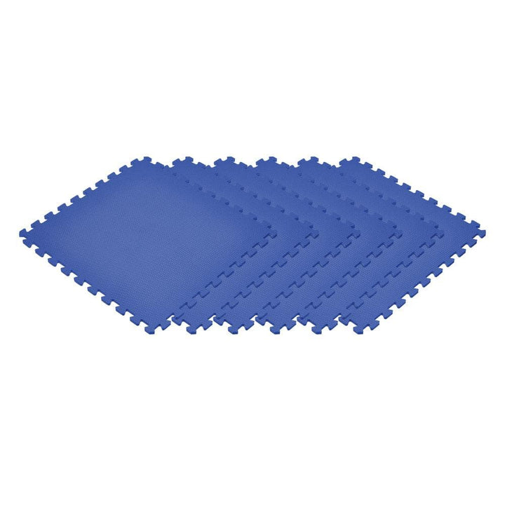 Norsk Blue 24 in. x 24 in. EVA Foam Non-Toxic Solid Color Interlocking Tiles (120 sq. ft. - 30 tiles)