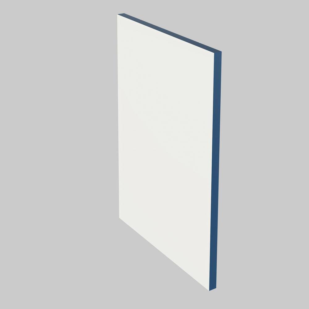 Contractor Express Cabinets Arlington Vessel Blue Plywood Shaker Stock Assembled Wall Kitchen Cabinet Soft Close 27 in W x 12 in D x 30 in H