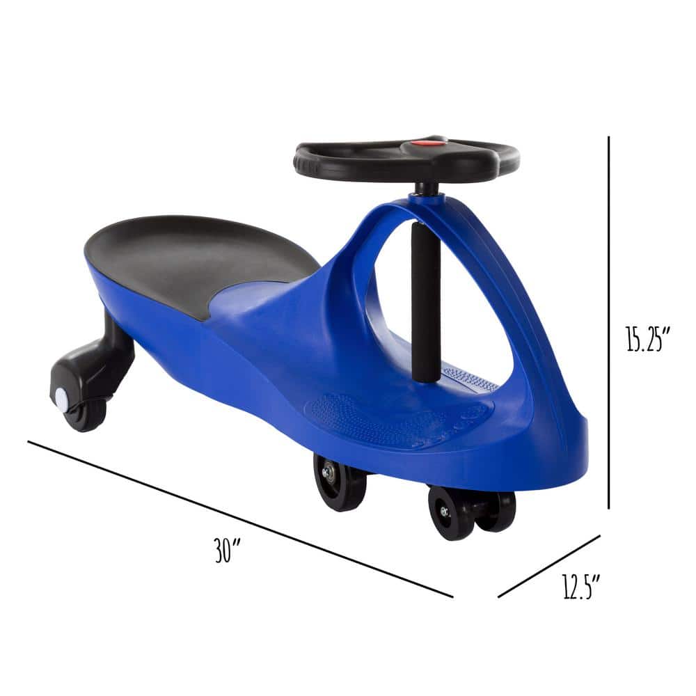 Lil Rider Blue Zigzag Ride on Car No Batteries