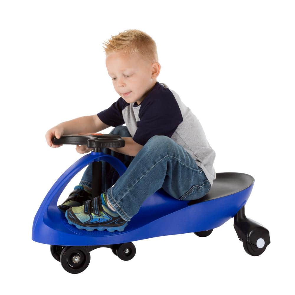 Lil Rider Blue Zigzag Ride on Car No Batteries