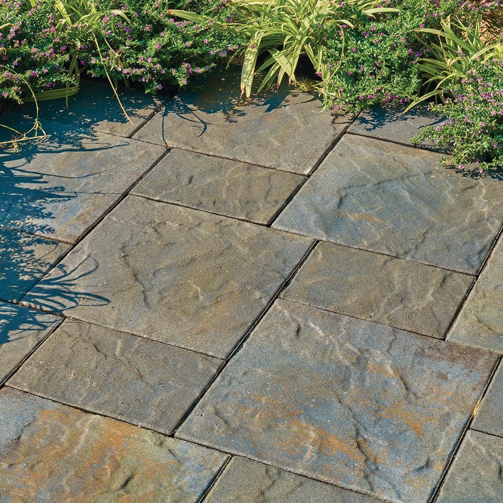 Pavestone 11.81 in. L x 7.87 in. W x 1.97 in. H Bluestone Concrete Paver Taverna (192-Pieces/124 sq. ft./Pallet)