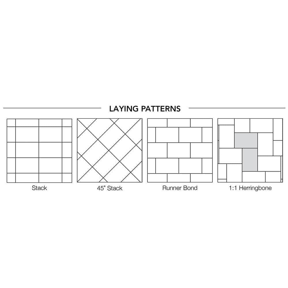Pavestone Taverna 11.81 in. L x 7.87 in. W x 50 mm H Rectangle Bluestone Concrete Paver ( 192-Piece/124 Sq. ft./Pallet )