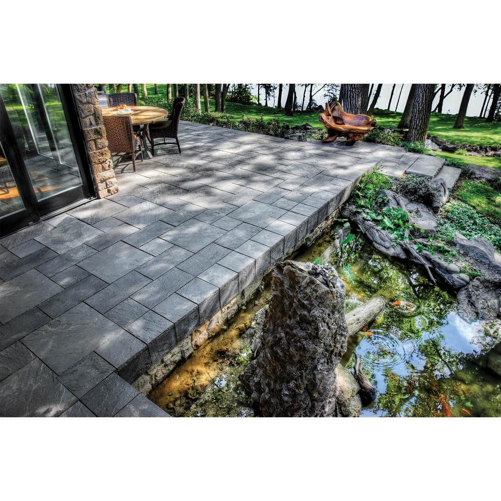 Silver Creek Stoneworks Slate 24 in. x 24 in. x 1.75 in. Bluestone Concrete Paver (22-Pieces/88 sq. ft./Pallet)