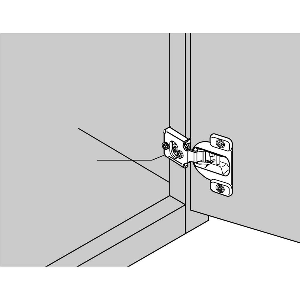 Blum Frame 1/2 in. Overlay Hinge