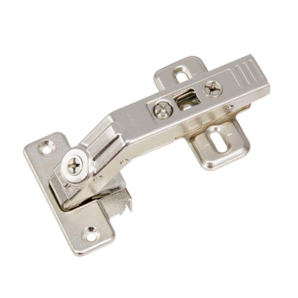 Blum Clip Top Bi-Fold Corner Hinge for Frameless Cabinets, 35 mm, Spring-Closing (2-Pack)